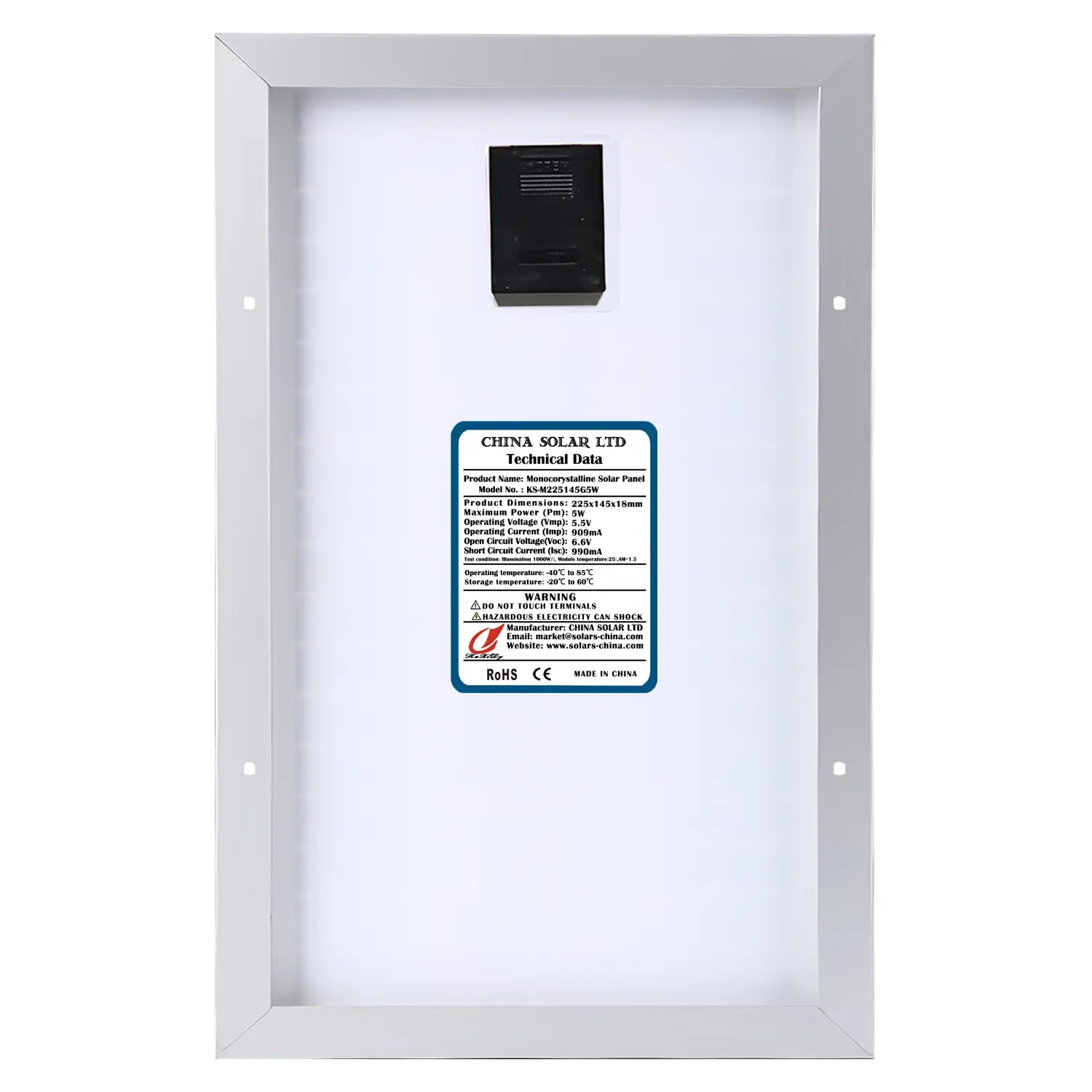 5W Panou Solar Monocristalin