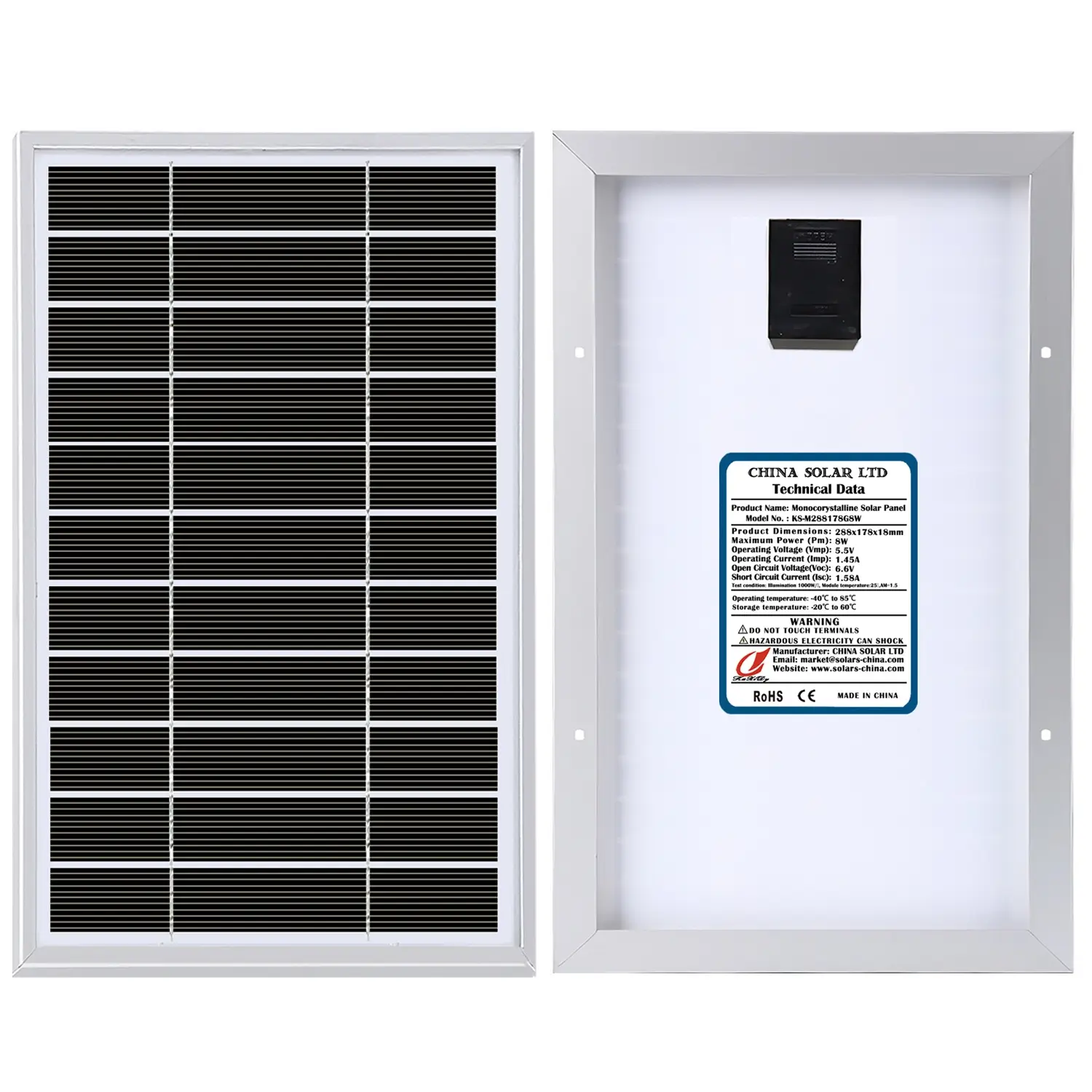 8W module de panouri solare