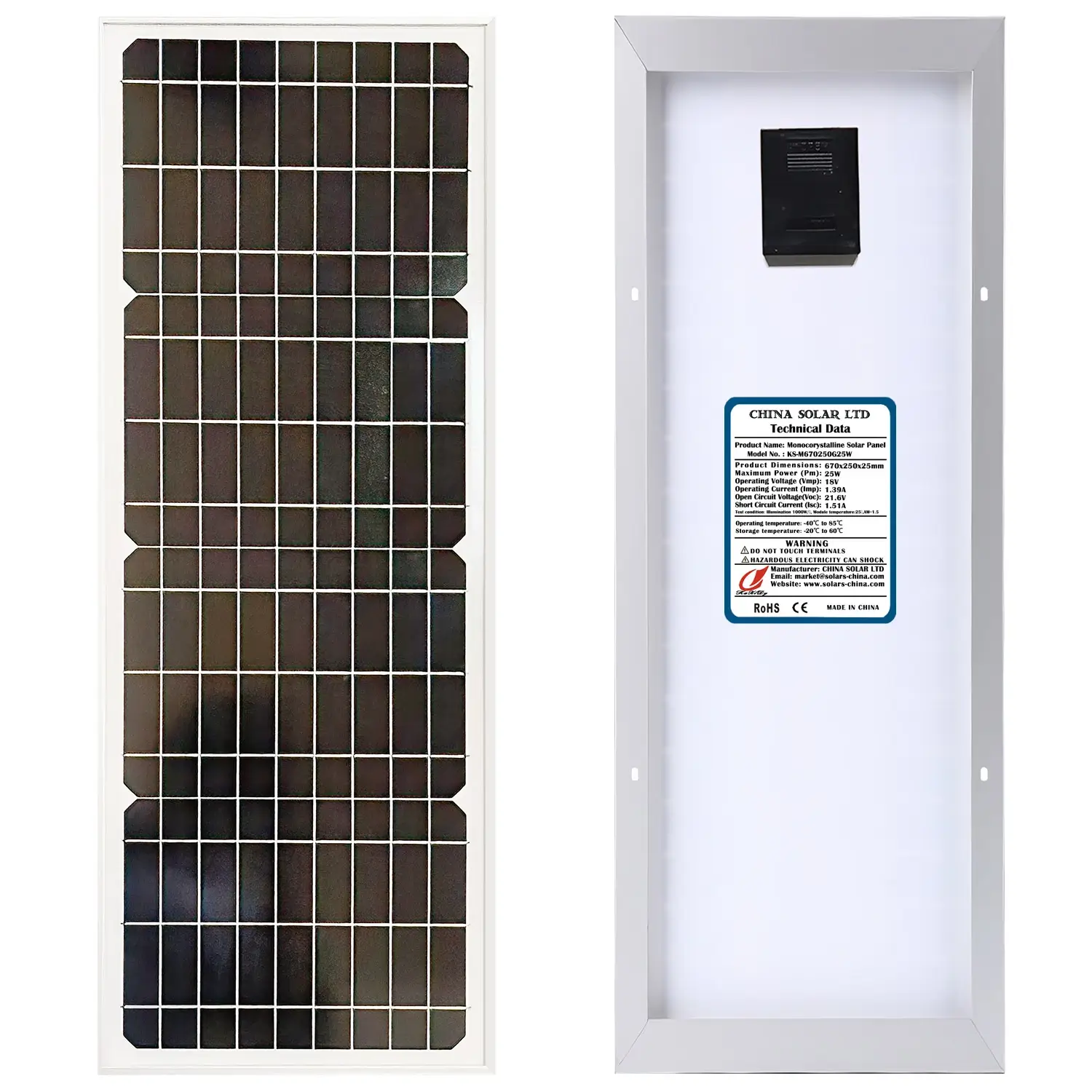 Panouri Fotovoltaice 25W