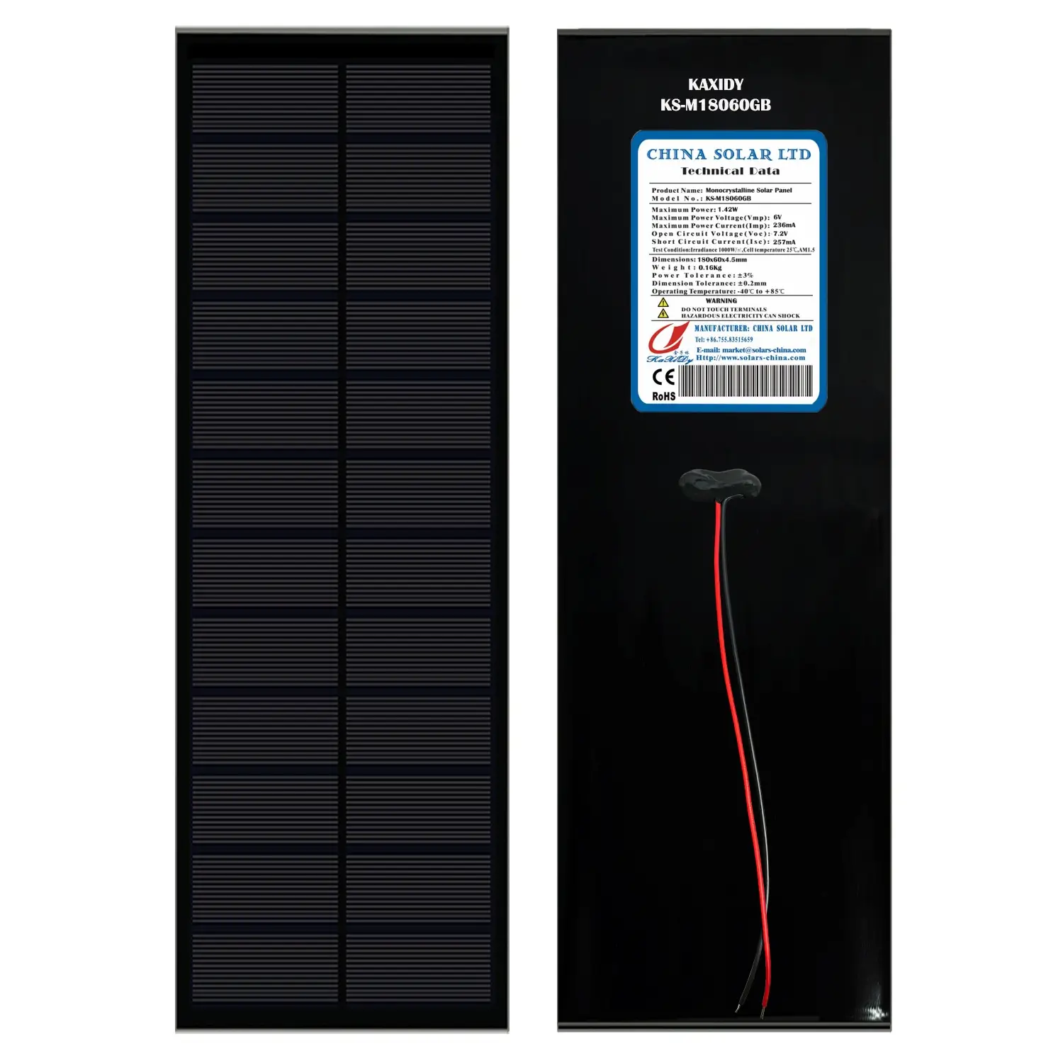 2W Panouri Solare Negru