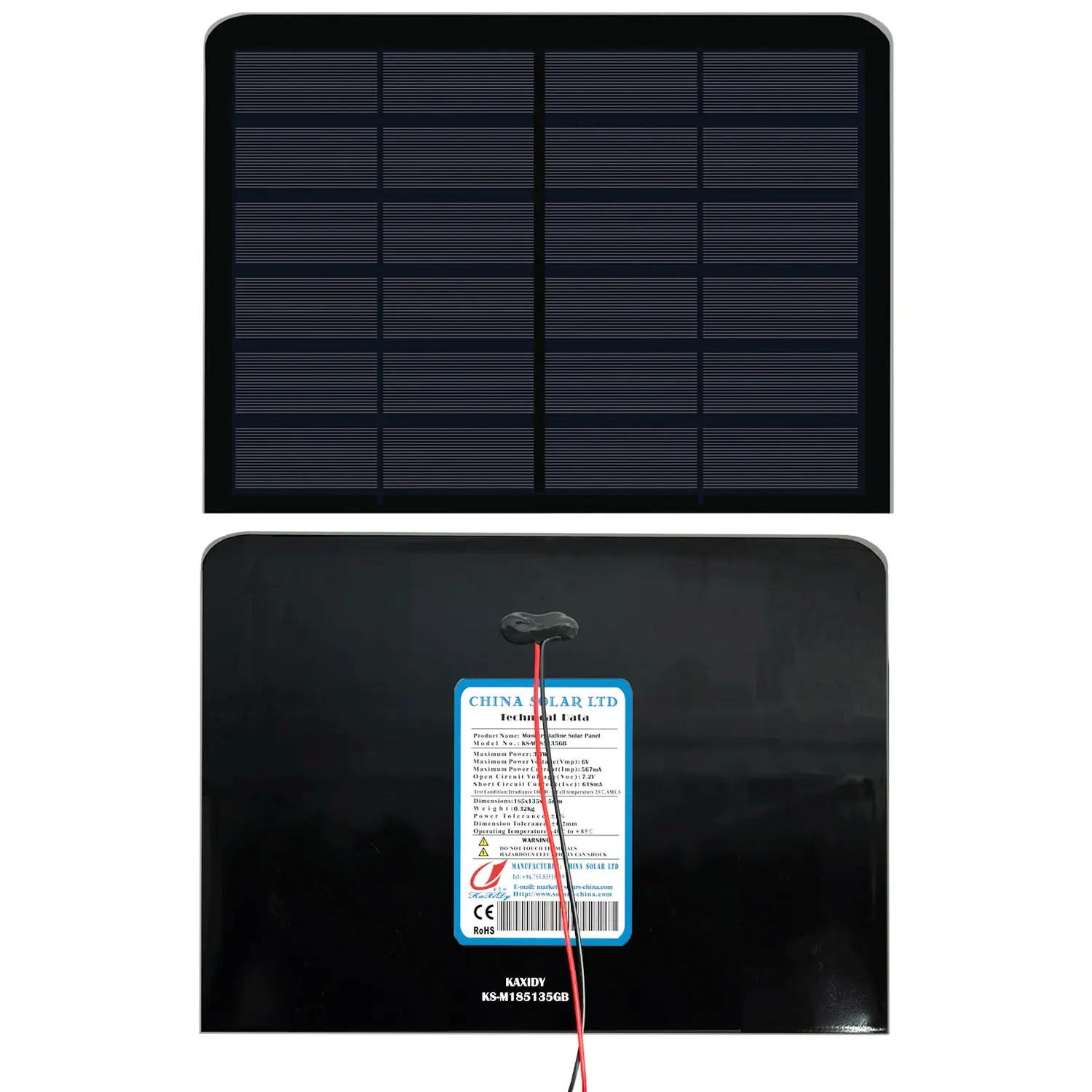 Panou Solar Negru 6V
