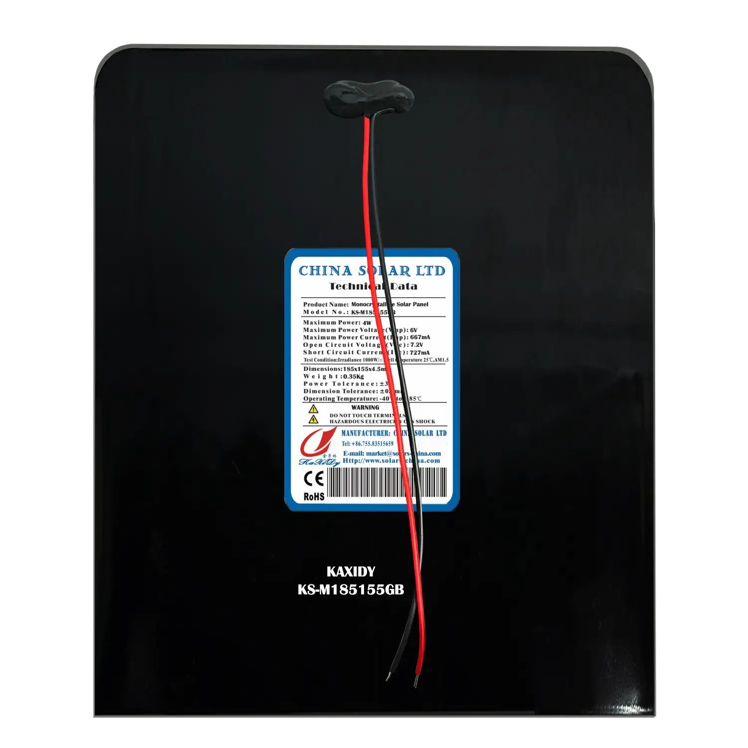 6V Panouri Solare Negru