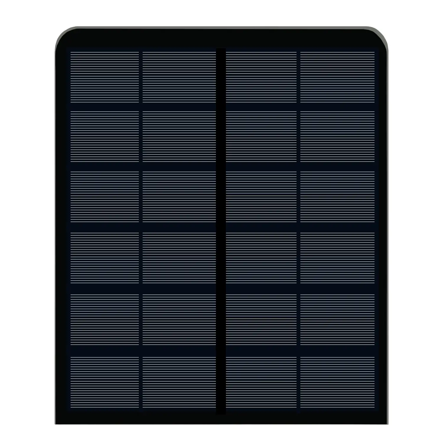 4W Panou Solar Negru