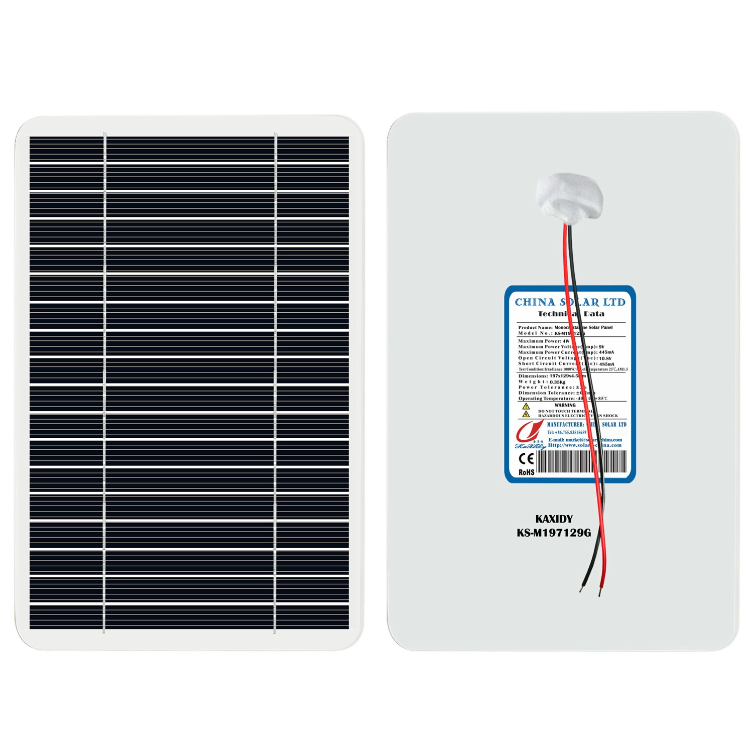 Panouri Solare Fotovoltaice 4W 9V