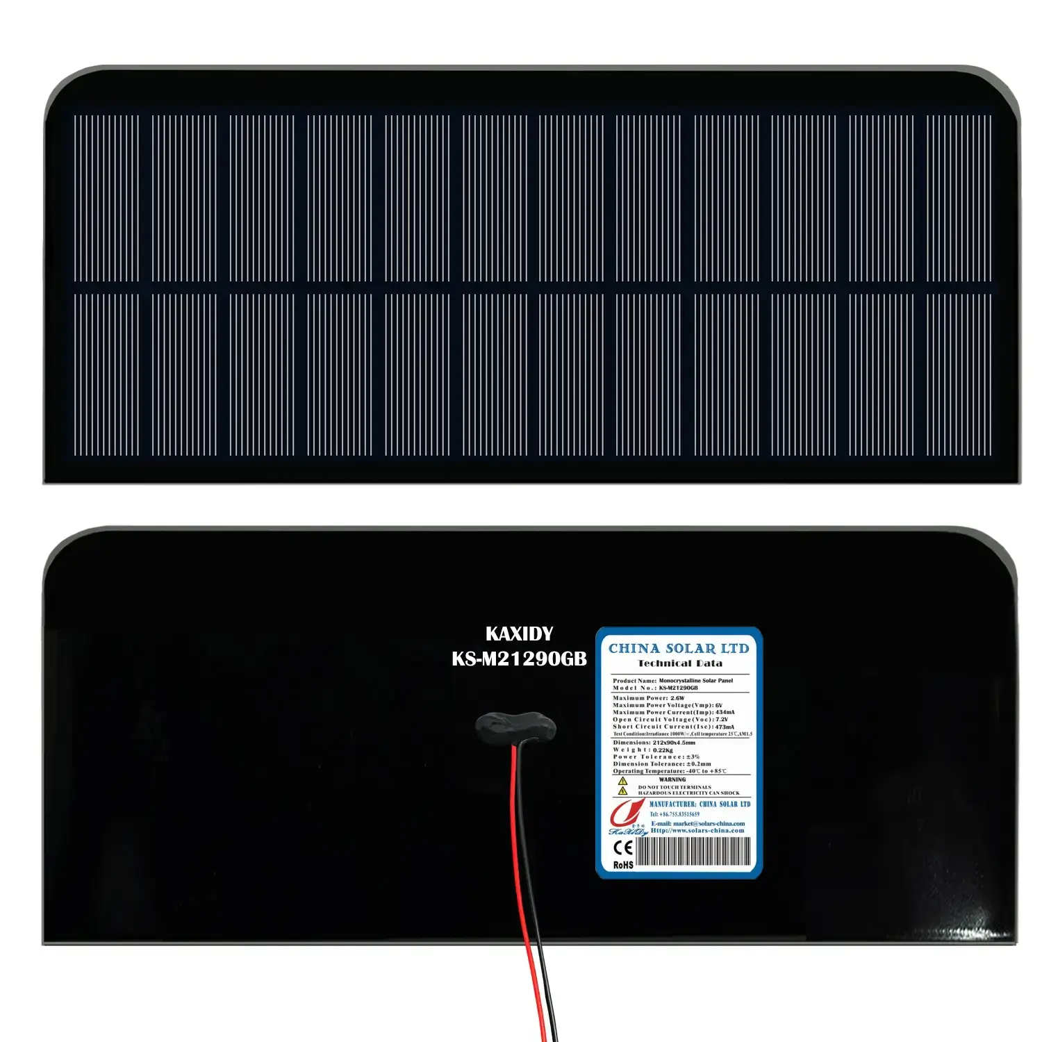 3W Panou Fotovoltaic Negru