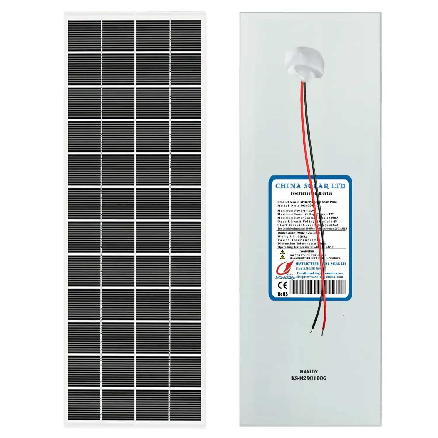 12V Panou Solar Fotovoltaic