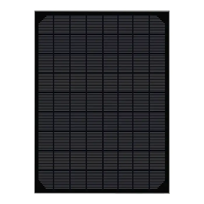 12V Panou Solar Negru