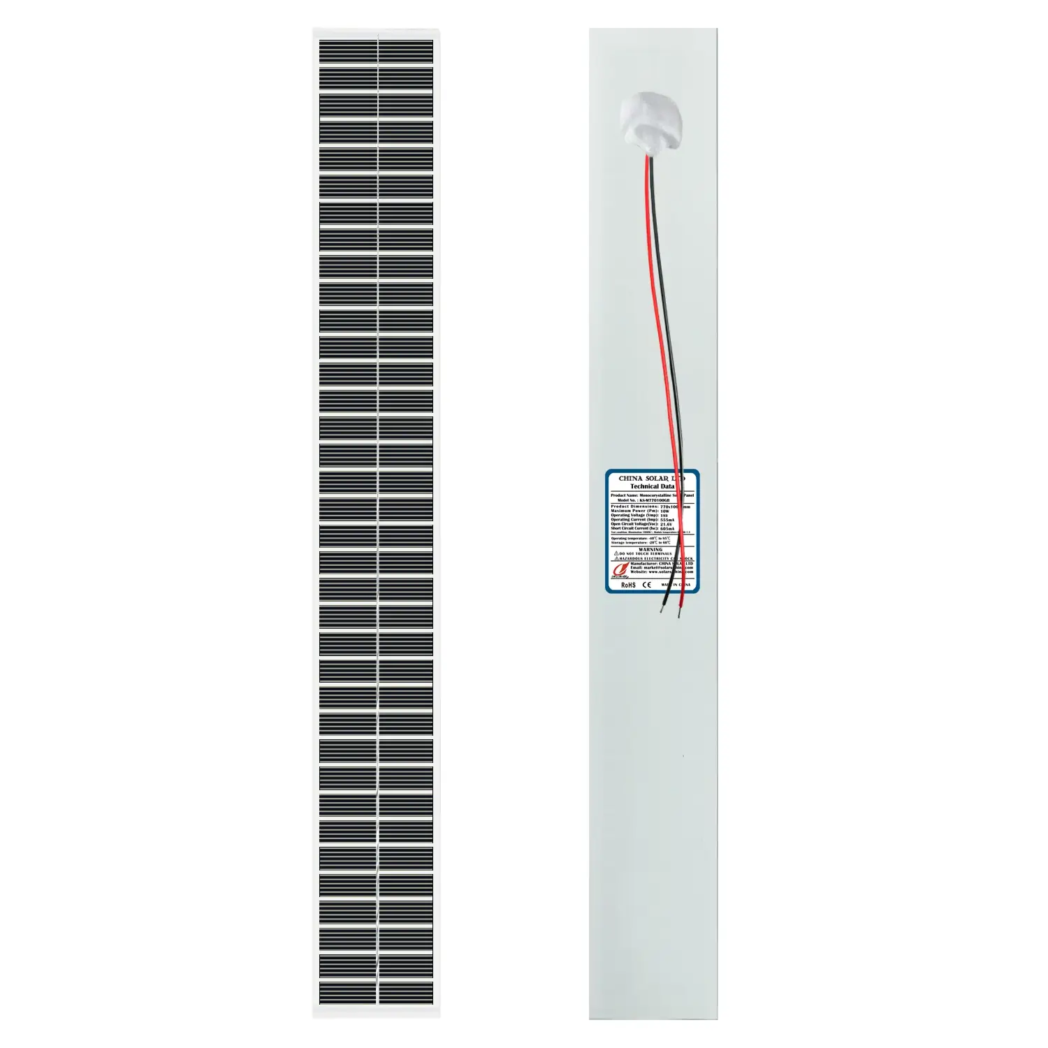 10W Panouri Solare Lungi