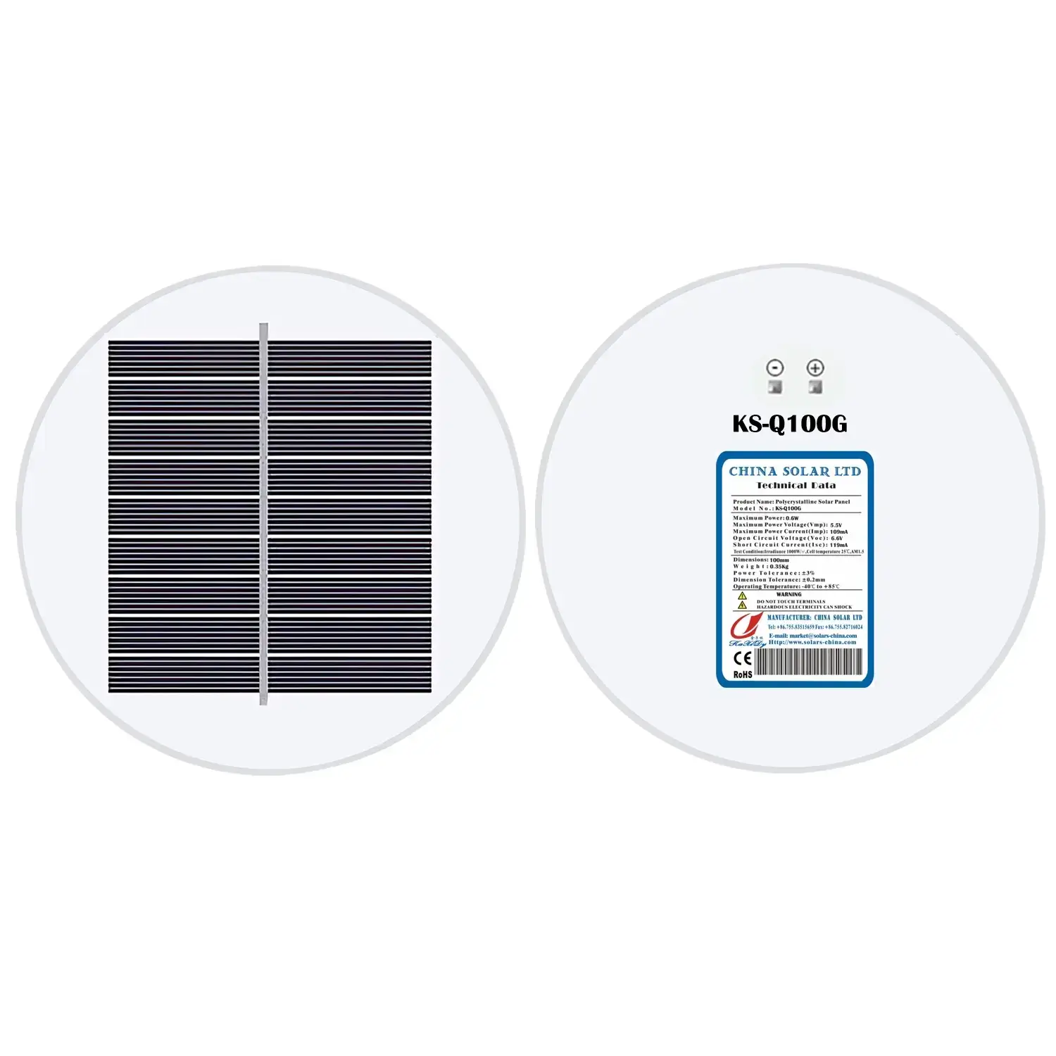 Panouri Solare Circulare 5,5V