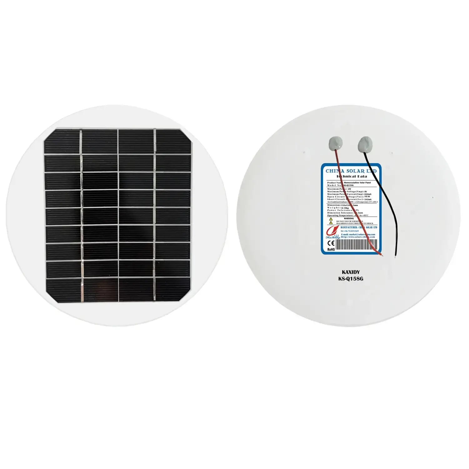 2W Panouri Solare Rotunde