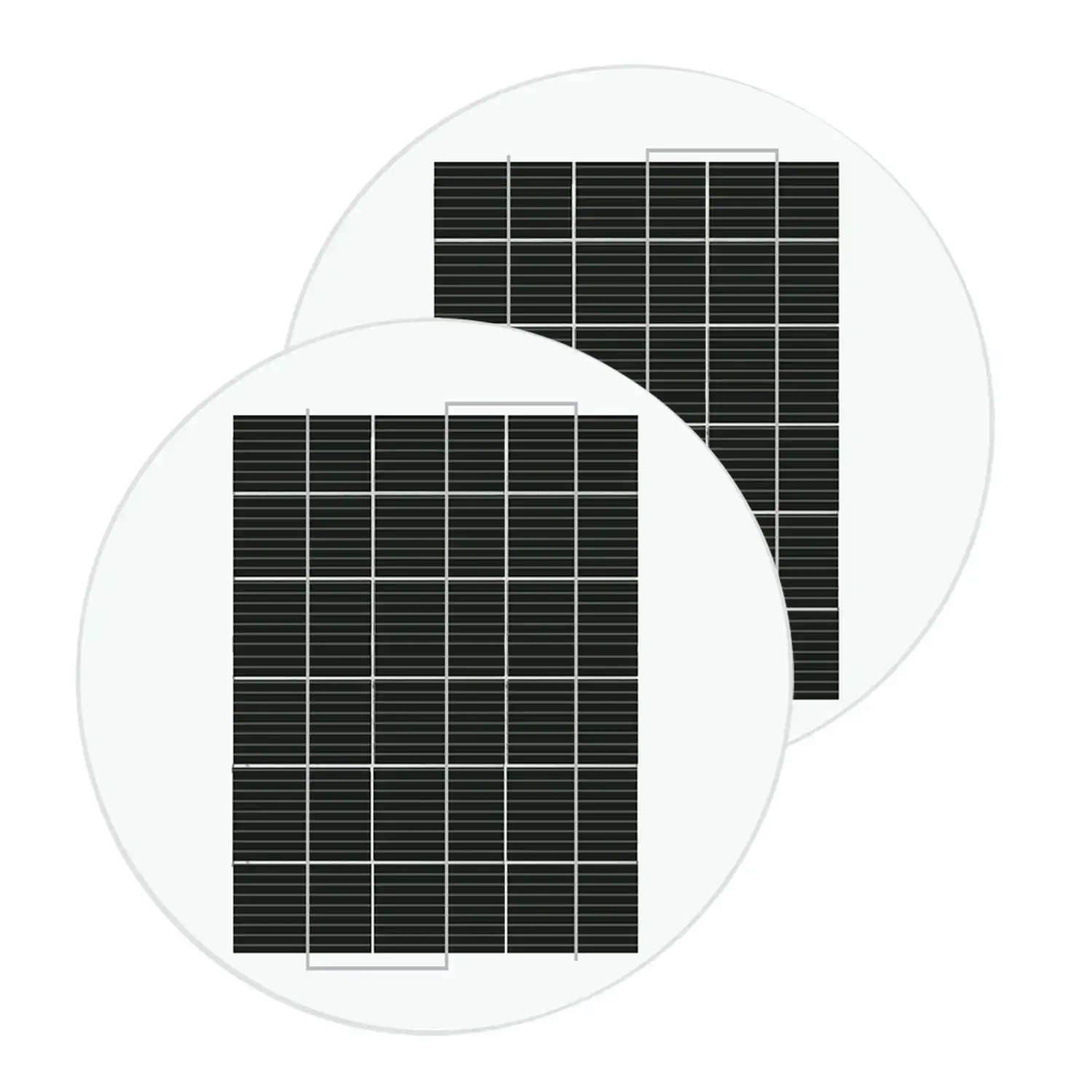 5W Panouri Solare Rotunde